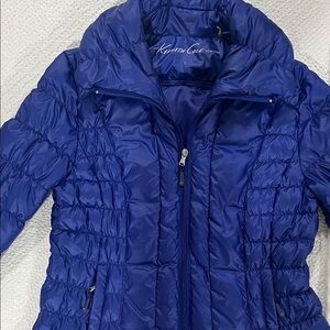 Kenneth Cole ladies puffer jacket on royal blue